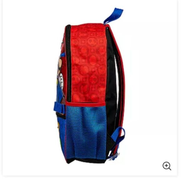 Super Mario 5 pc Backpack Set | Kids School Bag | Lunch Box | - Picture 5 of 6